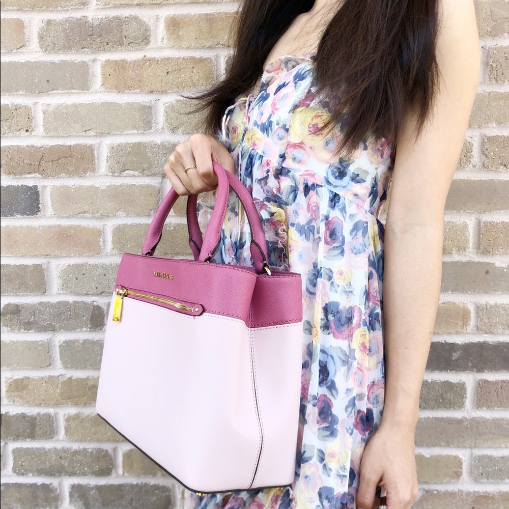 Gaby’sBags👜💕-Michael Kors MD Satchel Bag Pink - Picture 8 of 8
